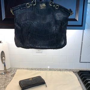 Coach purse and wallet set